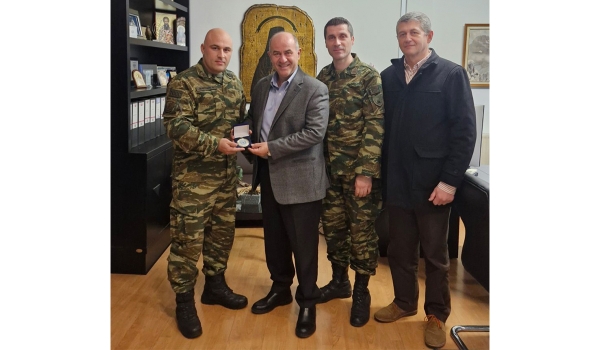 Συνάντηση με τον Δήμαρχο Δίου Ολύμπου κ. Γερολιόλιο